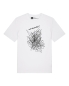 Preview: Unisex T-Shirt mit Gektritzel not disturbed -Motiv – Nachhaltig, Fair, Vegan, Bio-Baumwolle