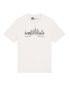 Preview: T-Shirt Frankfurter Skyline – Bio, Fair & Handbedruckt (Relaxed Fit) - Off White
