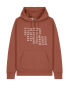 Preview: Unisex Hoodie „mixtapes against fascism“ Heritage Brown – Bio-Baumwolle, Fair Wear, Statement-Hoodie