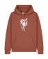 Preview: Unisex Hoodie „Eule“ – Heritage Brown, Black, Deep Teal | Bio-Baumwolle, Fair Wear