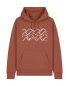 Preview: Boats & Waves Bio Hoodie – Segelboot Pullover aus 100 % Bio-Baumwolle | Farben: Black, Deep Teal, Heritage Brown