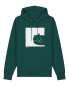 Preview: Fox in a Box – Premium Unisex Bio-Hoodie | Black, Glazed Green, India Ink, Heritage Brown