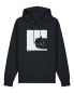 Preview: Fox in a Box – Premium Unisex Bio-Hoodie | Black, Glazed Green, India Ink, Heritage Brown