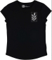 Preview: Damen Bio-T-Shirt „Der Zweig“ – nachhaltiges Fair-Fashion Shirt aus 100 % Bio-Baumwolle, handgezeichnetes Naturmotiv