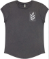 Preview: Damen Bio-T-Shirt „Der Zweig“ – nachhaltiges Fair-Fashion Shirt aus 100 % Bio-Baumwolle, handgezeichnetes Naturmotiv