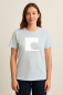 Preview: Unisex Bio T-Shirt mit Fox in a Box-Motiv – Fair, Vegan, Nachhaltig | Blue Ice