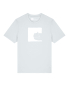 Preview: Unisex Bio T-Shirt mit Fox in a Box-Motiv – Fair, Vegan, Nachhaltig | Blue Ice