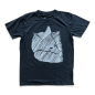 Preview: Unisex T-Shirt „Fuchs 2.0“ – Stone Washed Black, Bio-Baumwolle