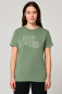 Preview: Unisex T-Shirt „Mixtapes Against Fascism“ – Stone Washed Sage Green, Bio-Baumwolle, Earth Positive