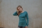 Mobile Preview: Ladies Longsleeve T-Shirt aus Bio-Baumwolle Teal