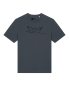Preview: T-Shirt "Paperboat" – Unisex Shirt aus Bio-Baumwolle – India Ink Grey - black print