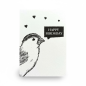 Preview: „Happy Bird­sday“ – Witzige Postkarte Vogelkarte zum Geburtstag, handgezeichnet & nachhaltig