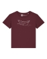 Preview: Paperboat Damen T-Shirt aus Biobaumwolle - Burgundy