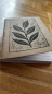Preview: Notizbuch A6 „Zweig“ | Handbedruckt & Recycelt | Liniert