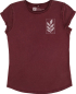 Preview: Damen Bio-T-Shirt „Der Zweig“ – nachhaltiges Fair-Fashion Shirt aus 100 % Bio-Baumwolle, handgezeichnetes Naturmotiv