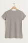 Preview: Nachhaltiges Damen T-Shirt – Schlafender Fuchs auf Heather Grey