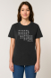 Preview: Unisex T-Shirt „Mixtapes Against Fascism“ – Stone Washed Black, Bio-Baumwolle, Earth Positive