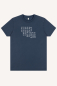 Preview: Unisex T-Shirt „Mixtapes Against Fascism“ – Stone Washed Denim Blue, Bio-Baumwolle, Earth Positive