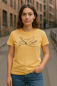 Preview: Walflossen Damen T-Shirt – Bio & Fair – Nispero Yellow