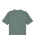 Preview: Damen T-Shirt Bio Baumwolle – Green Bay – handbedruckt mit weißem Papierschiff – Stanley/Stella Nova – fair & nachhaltig