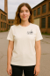 Preview: Unisex T-Shirt mit Small Waves Motiv – Nachhaltig, Fair, Vegan, Bio-Baumwolle - off white
