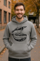 Preview: Three Whales Bio Hoodie – Nachhaltiger Unisex Hoodie aus 100 % Bio-Baumwolle in Mid Heather Grey