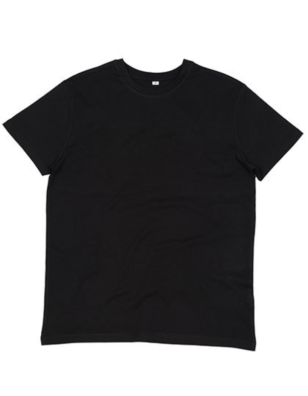 Herren Basic T-Shirt aus Baumwolle in Umstellung auf Bio-Qualität - Black