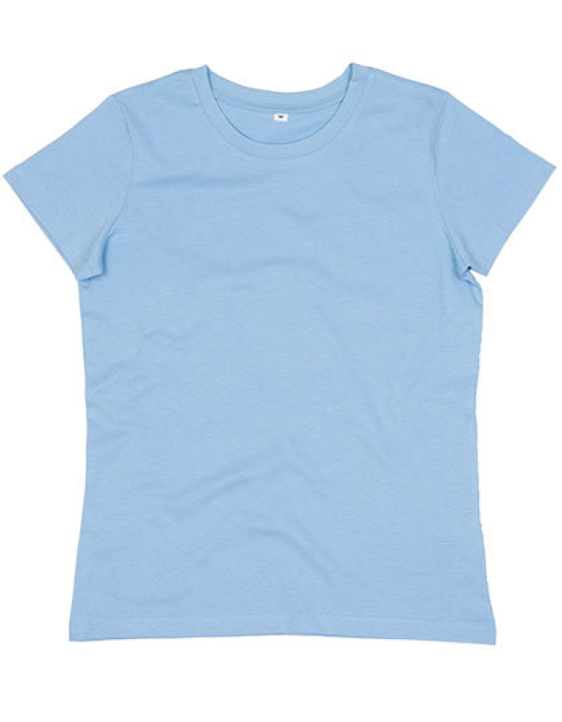 Damen Basic T-Shirt aus Baumwolle in Umstellung auf Bio-Qualität - Sky Blue