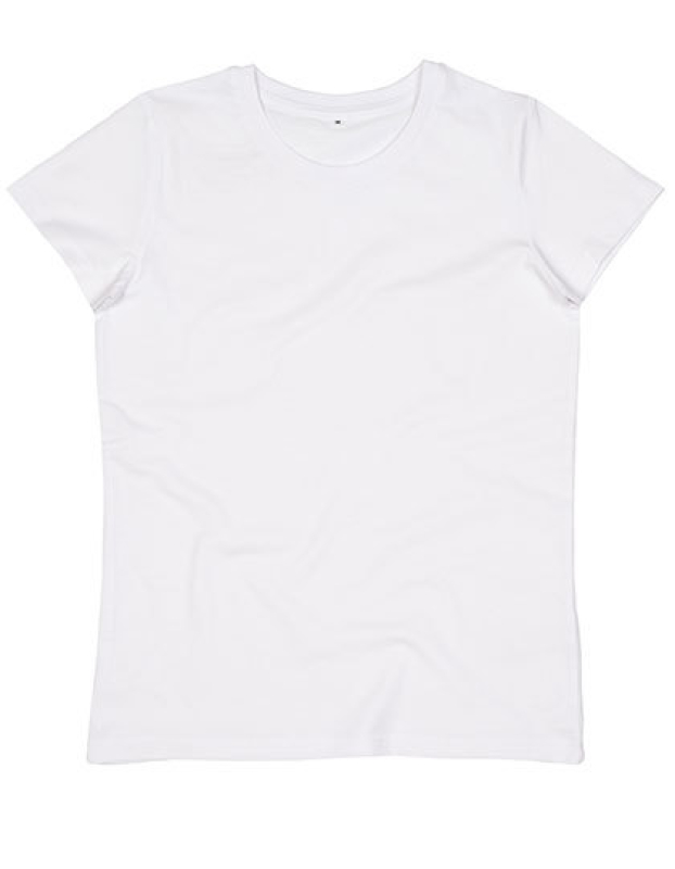 Damen Basic T-Shirt aus Baumwolle in Umstellung auf Bio-Qualität - White