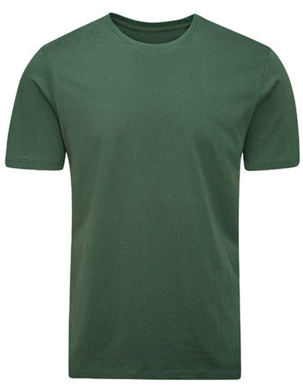 Herren Basic T-Shirt aus Baumwolle in Umstellung auf Bio-Qualität - Forest Green