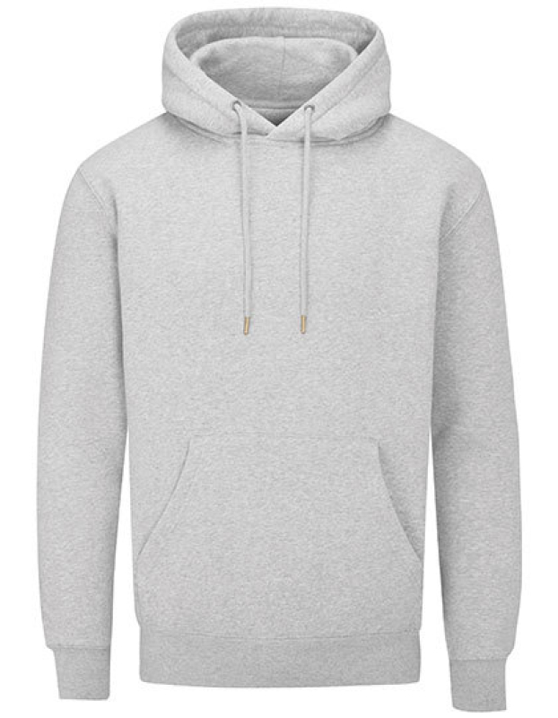 Unisex Essential Hoodie aus Baumwolle und recyceltem Polyester - Heather Grey