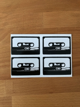 Kassetten Postkarte A6
