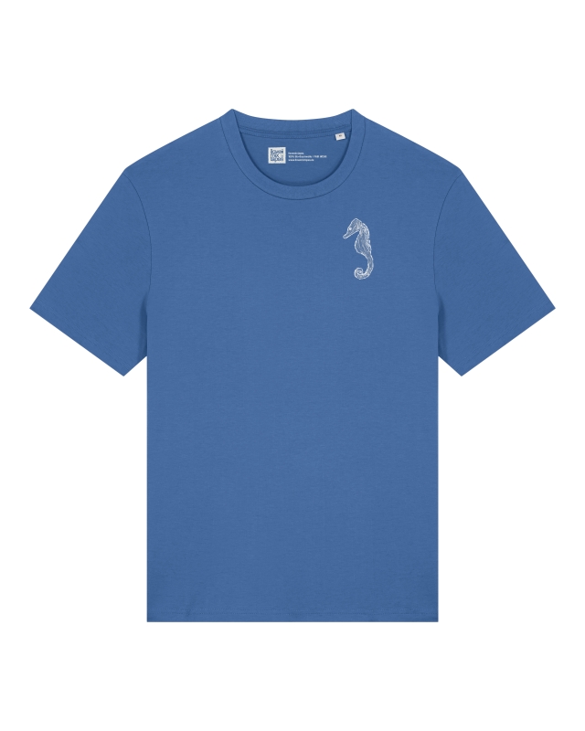Unisex T-Shirt mit Seepferdchen Brustdruck – nachhaltig & zeitlos