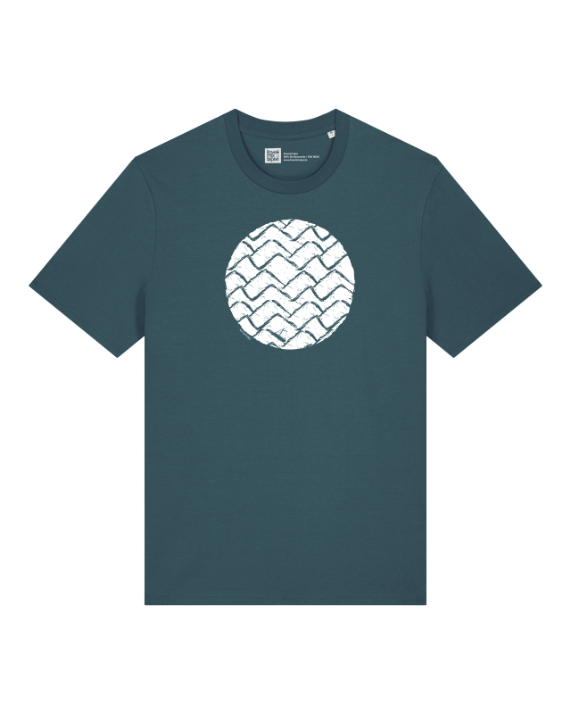 Unisex Bio-Baumwolle T-Shirt „Wellenkreis“ – Stanley/Stella Creator 2.0 Stargazer