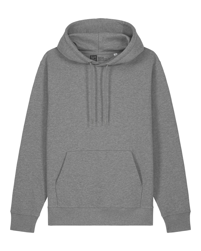 Bio Hoodie „Squirrel“ – Fair Wear, handgezeichnetes Eichhörnchen-Motiv auf der Rückseite, nachhaltig bedruckt