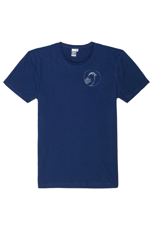 Kleiner Spatz Men T-Shirt aus Biobaumwolle ILP06 - Estate blue