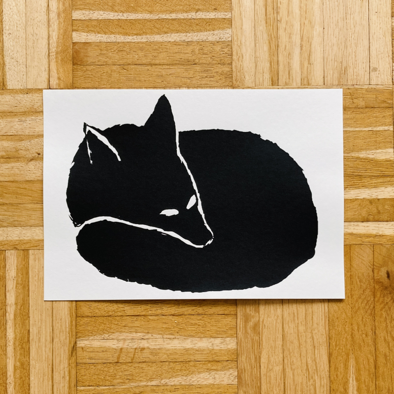 Fuchs Kunstdruck - A4 Siebdruck