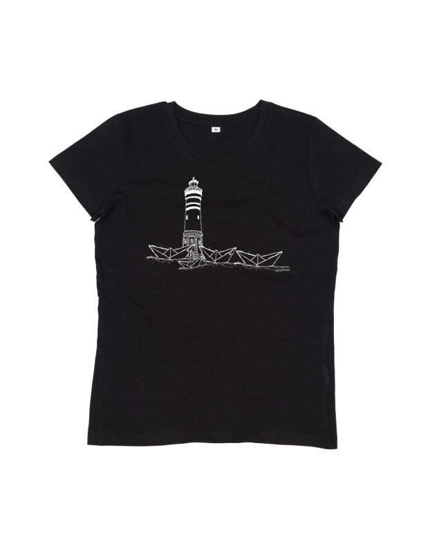 Papierhafen Women Essential T-Shirt - Black