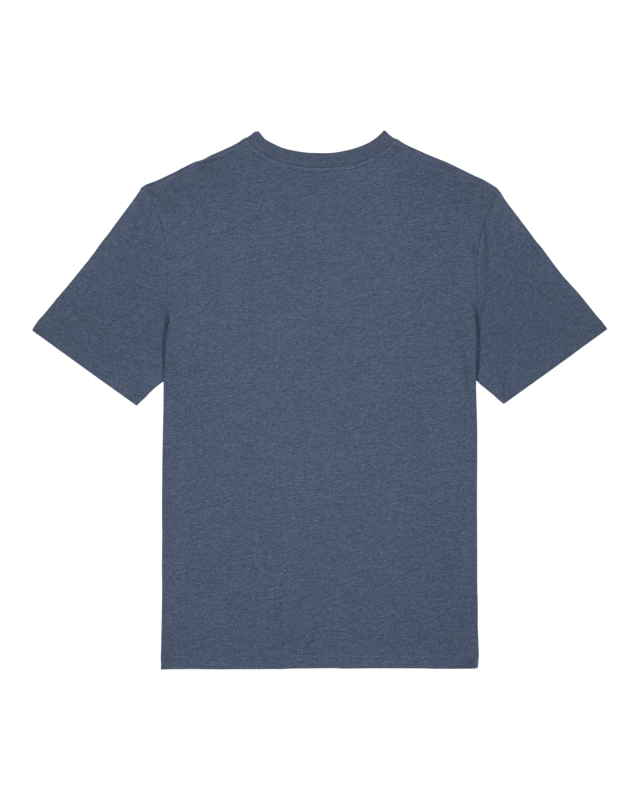 Unisex Basic T-Shirt aus Bio-Baumwolle - Dark Heather Blue