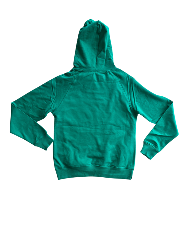 Preview: Grüner Frauen Hoodie "Spatz" vegan, organic & fair