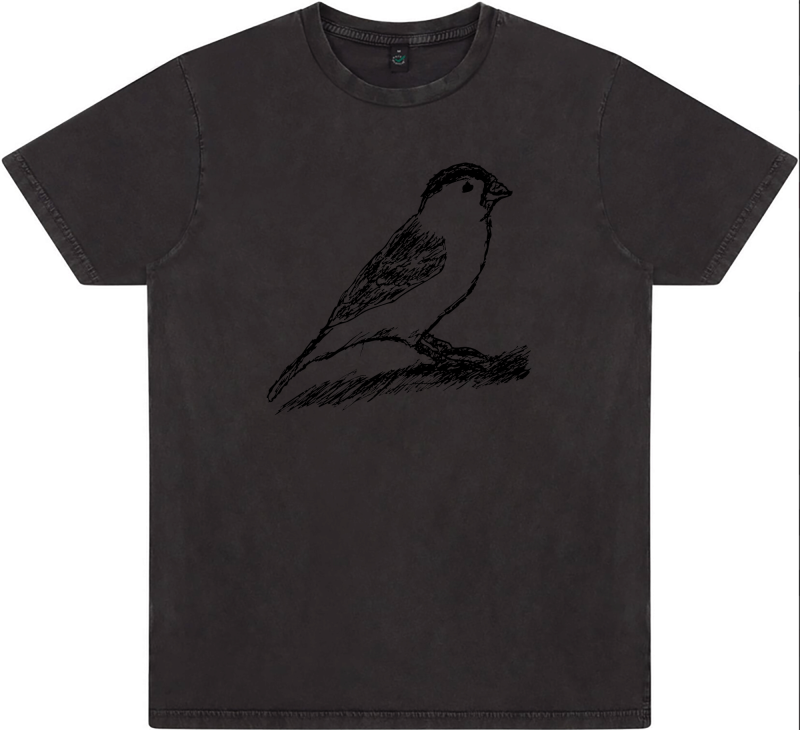Spatz T-Shirt | Nachhaltiges Unisex Shirt mit Naturmotiv