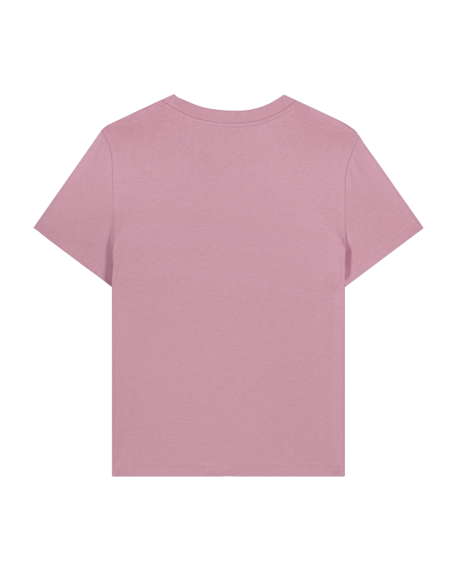 Damen T-Shirt „Hörspielkind“ – tailliertes Shirt aus Bio-Baumwolle - Lilac Dream