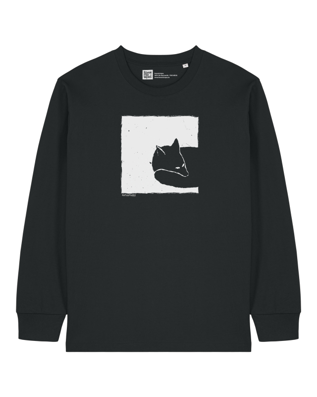 Fox in a Box Longsleeve – Unisex Heavy Bio-Baumwolle | Fair Wear | Relaxed Fit