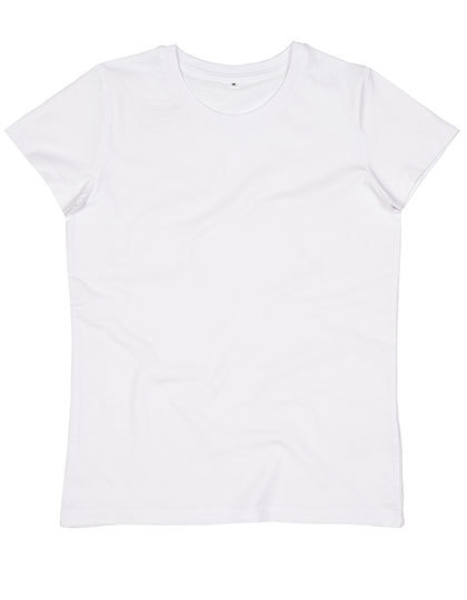 Damen Basic T-Shirt aus Baumwolle in Umstellung auf Bio-Qualität - White