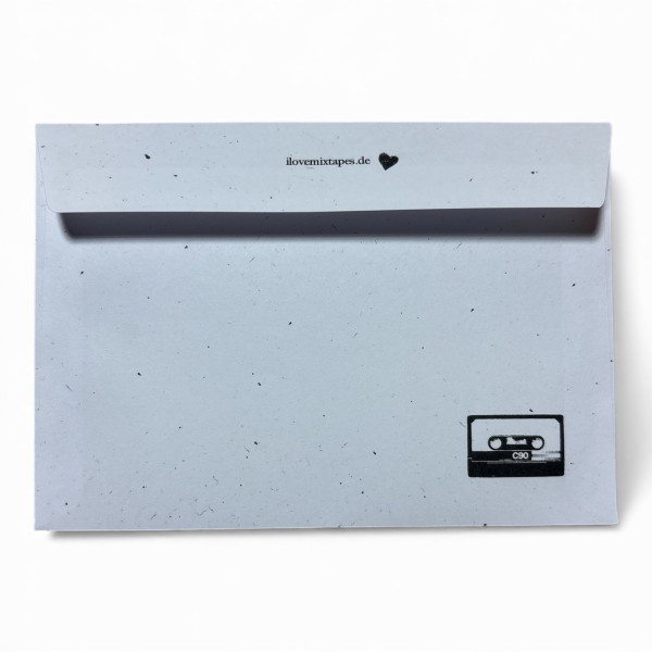 Briefumschläge C6 | 5er Set | Kassette C90 | Mit recycelter Banderole | PEFC-zertifiziert