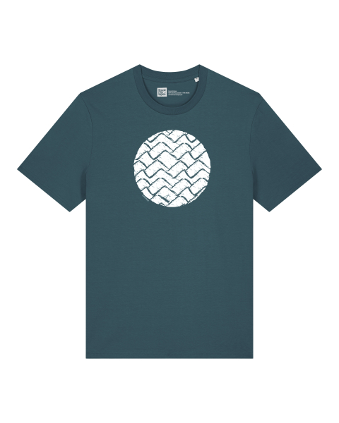 Unisex Bio-Baumwolle T-Shirt „Wellenkreis“ – Stanley/Stella Creator 2.0 Stargazer