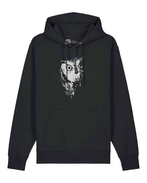 Unisex Hoodie „Eule“ – Heritage Brown, Black, Deep Teal | Bio-Baumwolle, Fair Wear