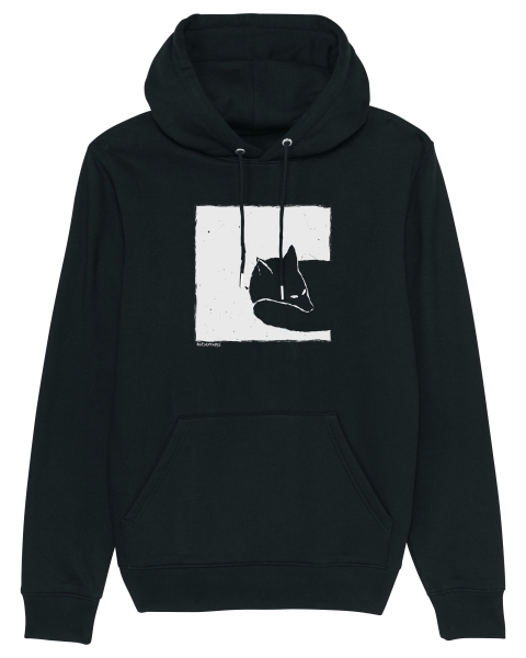 Fox in a box Unisex Hoodie Kapuzensweater aus Bio-Baumwolle