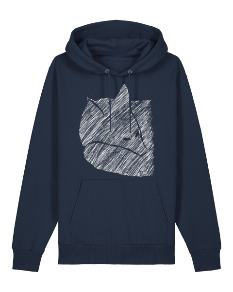 Fuchs 2.0 Bio Hoodie – Nachhaltiger Unisex Hoodie aus 100 % Bio-Baumwolle in Navy Blue