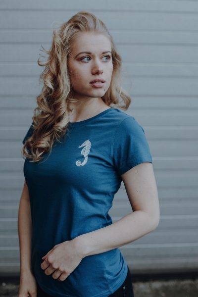 ILI01 Seepferdchen Women T-Shirt - Real Teal